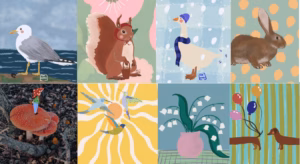 Ilustraciones de animales y naturaleza, por Alba Manero